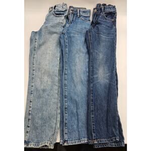 3 Pair Gap Boy's Size 10 Adjustable Waist 90s Original Straight Jeans